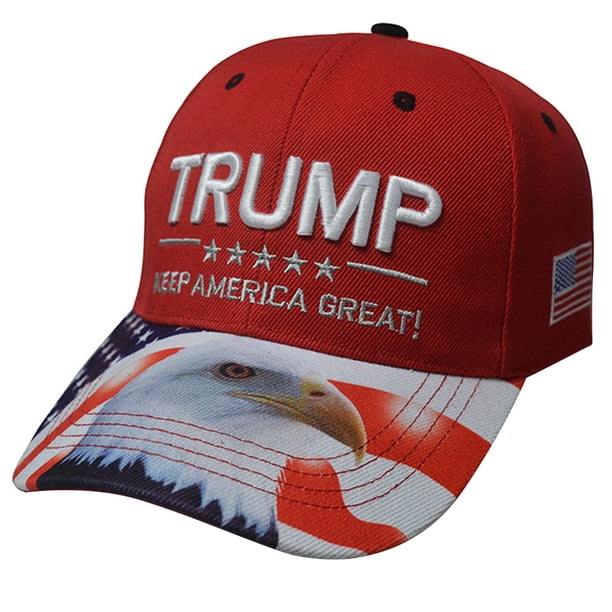 Gorra de béisbol Trump sombrero de lengua de pato con patrón de águila sombreros de camionero para hombres y mujeres