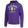 thumbnail image 2 of Men's League Collegiate Wear  Purple LSU Tigers Bendy Arch Essential Pullover Hoodie, 2 of 3