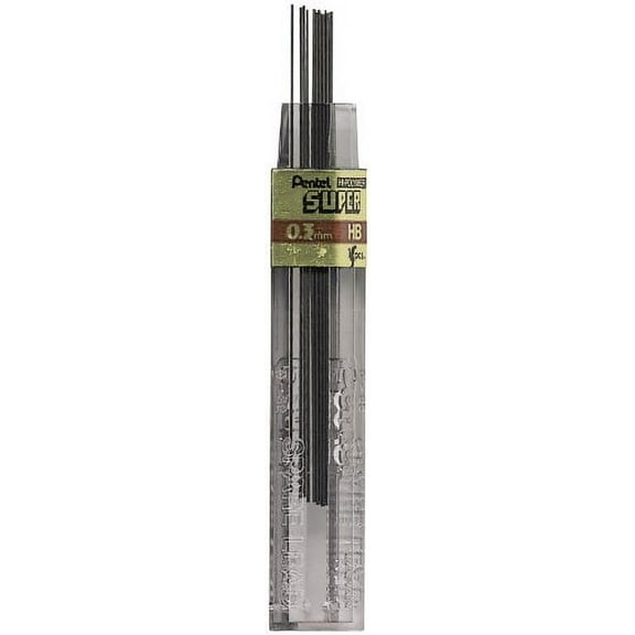 Pentel Super Automatic Mechanical Pencil, 0.3mm, Hi-Polymer Leads, 300 Count