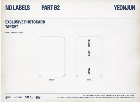 Yeonjun (TXT) - NO LABELS: PART 02 [Compact Ver.] - Music & Performance - CD