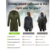 thumbnail image 7 of Zeagoo Women's Rain Jacket Plus Size Long Raincoat Lightweight Hooded Windbreaker Waterproof Jackets with Pockets, 7 of 7