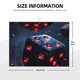 thumbnail image 2 of Fotbe Cosmic Red Sparkle Dice Alfombrilla de Secado para Cocina con Estampado, 18x24 Pulgadas, 2 of 7