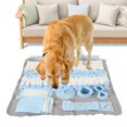thumbnail image 4 of CNKOO 65*65cm Dog Snuffle Mat Pet Nosework Blanket Interactive Puppy Puzzle Toy Mat Machine Washable Nose Work Mat Portable Dog Sniffing Training Pad Relieve Stress Fun Play Mat for Dog, 4 of 11