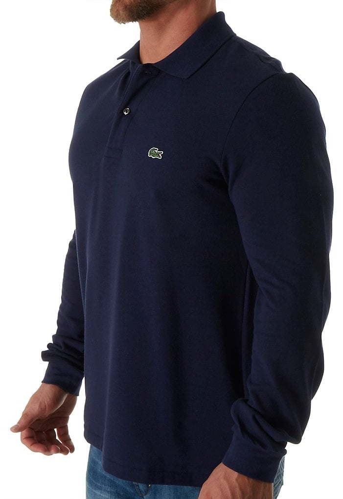 Lacoste Men's Classic Long Sleeve Pique Polo Shirt 