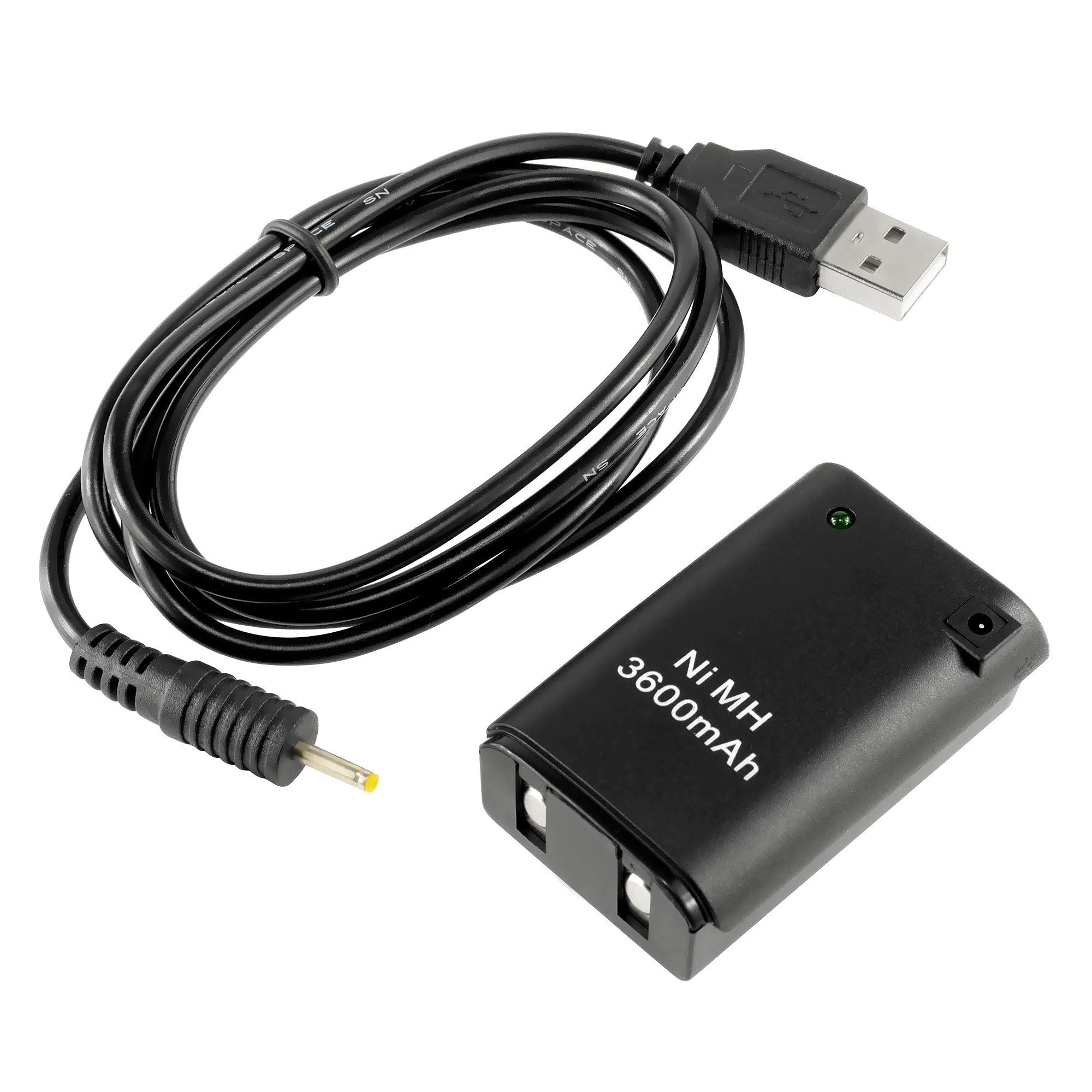 Xbox 360 Battery Pack Rechargeable by Insten Replacement Battery with