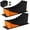 Orange&Black, variant on Kohree RV Leveling Blocks 5 inch,Upgraded Up to 50000 LBS, 2 Pack Camper Leveling Blocks with Chocks, Anti-Slip Mats, Carry Bag for Travel Trailers