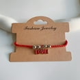 thumbnail image 6 of HIV/AIDS Awareness Bracelets Red Ribbon Wristband Fashion Statement Jewelry, 6 of 11