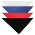 thumbnail image 1 of Balec Dog Solid Cotton Bandanas - 5 Pieces - Scarf Triangle Bibs for Any Small,, 1 of 2