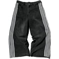 thumbnail image 6 of EMMIOL Men's Y2K Baggy Jeans Wide Leg Stretchy Denim Pants, Skater Striped Oversized Streetwear Casual Trousers, 6 of 6