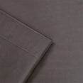 thumbnail image 4 of Peak Performance 3M Scotchgard Micro Fleece Grey Sheet Set, Causal Bed Sheets Twin, Bed Sheets Set 3-Piece Include Flat Sheet, Fitted Sheet & Pillowcase, 4 of 5