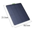 thumbnail image 2 of 20W DC 5V Solar Panel Monocrystalline Solar Charger with Output USB & Type-C Ports for, 2 of 8