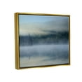 thumbnail image 3 of Stupell Industries Foggy Mountain Lake Scenery Nature Photography Gold Floater Framed Art Print Wall Art, 31 x 25, 3 of 9