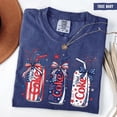 thumbnail image 4 of Patriotic Diet Coke Shirt, 4th of July T-shirt, Sarcastic Soda Lover Tee, Diet Coke Fans Tee, Red White Blue Coke Tee, 4 of 6