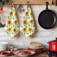 thumbnail image 6 of Sunflower Kitchen Towels Set of 2, Farmhouse Watercolor Botanical Summer Absorbent Dish Towels for Kitchen, Microfiber Hand Towel, Quick Drying Tea Towel for Cleaning Decorative Dishcloths, 6 of 7