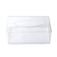 thumbnail image 2 of HEVIRGO Transparent Home Hotel Desktop Tissue Paper Holder Box Napkin Container Case,Transparent, 2 of 7