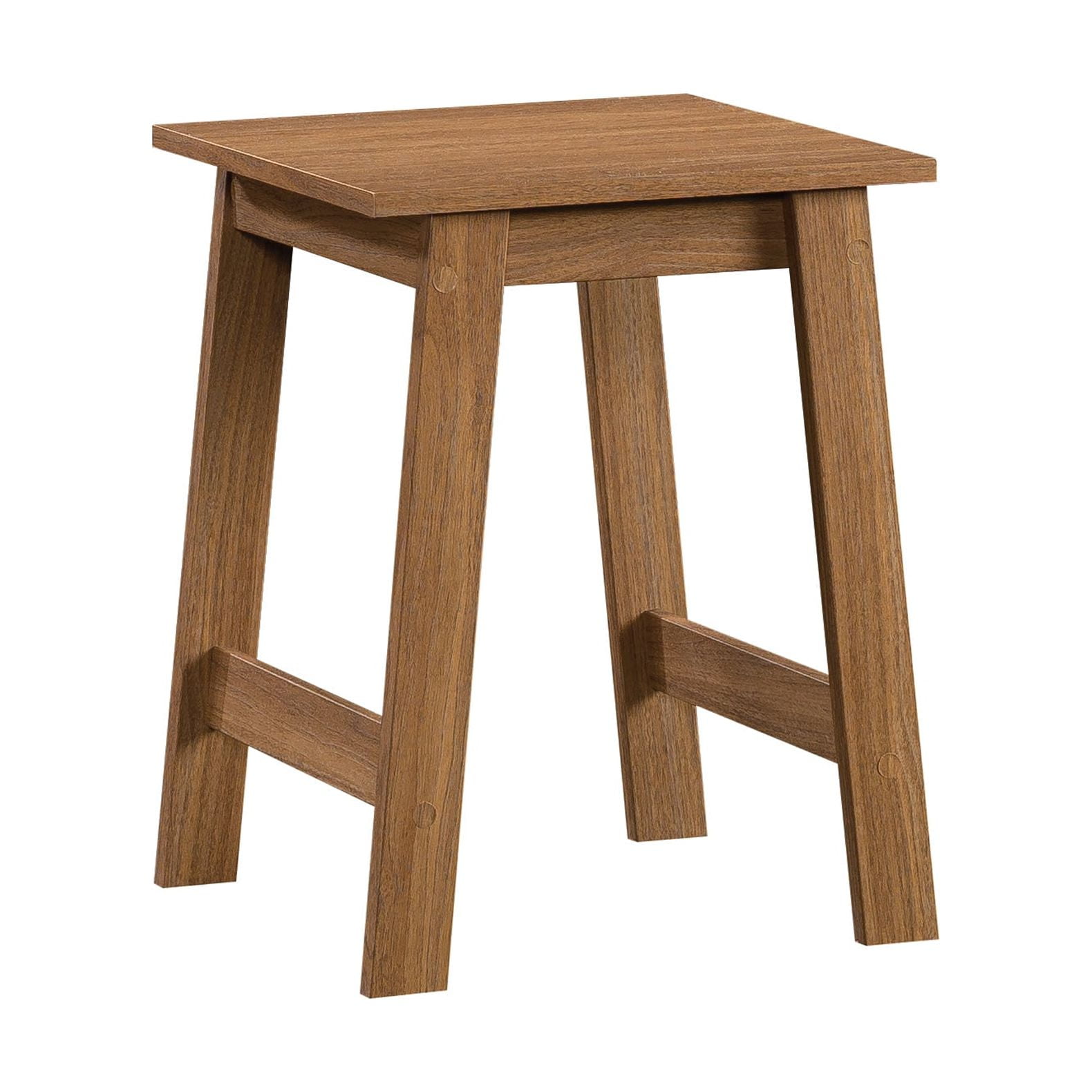 Mainstays Small Square Wood Side Table, Walnut Finish