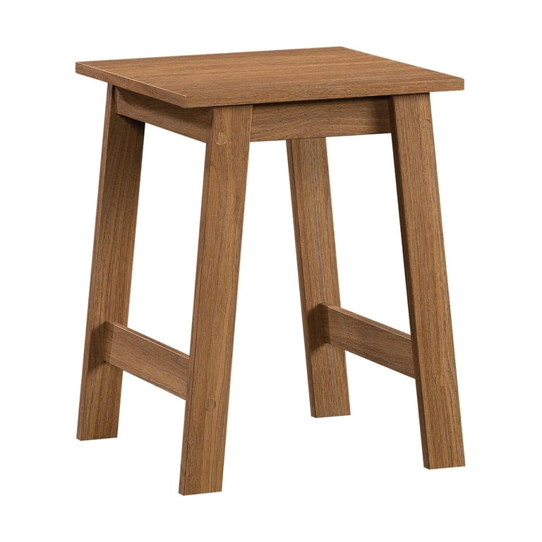 Mainstays Small Square Wood Side Table, Walnut photo 8
