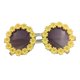 thumbnail image 2 of Gafas de sol de flores Gafas de flores novedosas Decoración retro Regalos de cumpleaños Gafas de gafas florales novedosas para bebés Fiesta de Amarillo Yinane anteojos lindos, 2 of 8