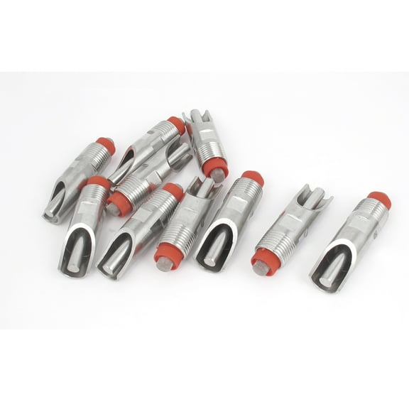 Uxcell 3" Pig Dog Livestock Nipple Drinker Stainless Steel Silver Tone 10pcs