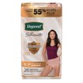 thumbnail image 4 of Depend Silhouette Adult Incontinence Underwear for Women, Maximum Absorbency, Small, Pink, 26 Count, 4 of 10