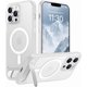 thumbnail image 1 of Funda con Soporte Magnético invisible, Mate Delgado, para iPhone 13 Pro, Mate Transparente, 1 of 7