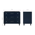 thumbnail image 2 of Ariel Monroe 42 Inch Single Sink Base Cabinet In Midnight Blue, 2 of 7