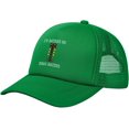 thumbnail image 2 of I'd Rather Be Drag Racing Mesh Trucker Hat for Men Low Profile Baseball Cap Adjustable Dad Cap Black, 2 of 7
