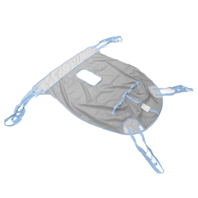 Mesh Patient Lift Sling 4 Positions 230KG Capacity, Hole Design, Directional Grip for Toilet Use, Breathable & Easy to Wash