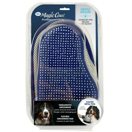 UPC: 0045663976156 | Four Paws Magic Coat Professional Series Comfort Tips Deluxe Dog Grooming Glove One Size – PDS-045663976156