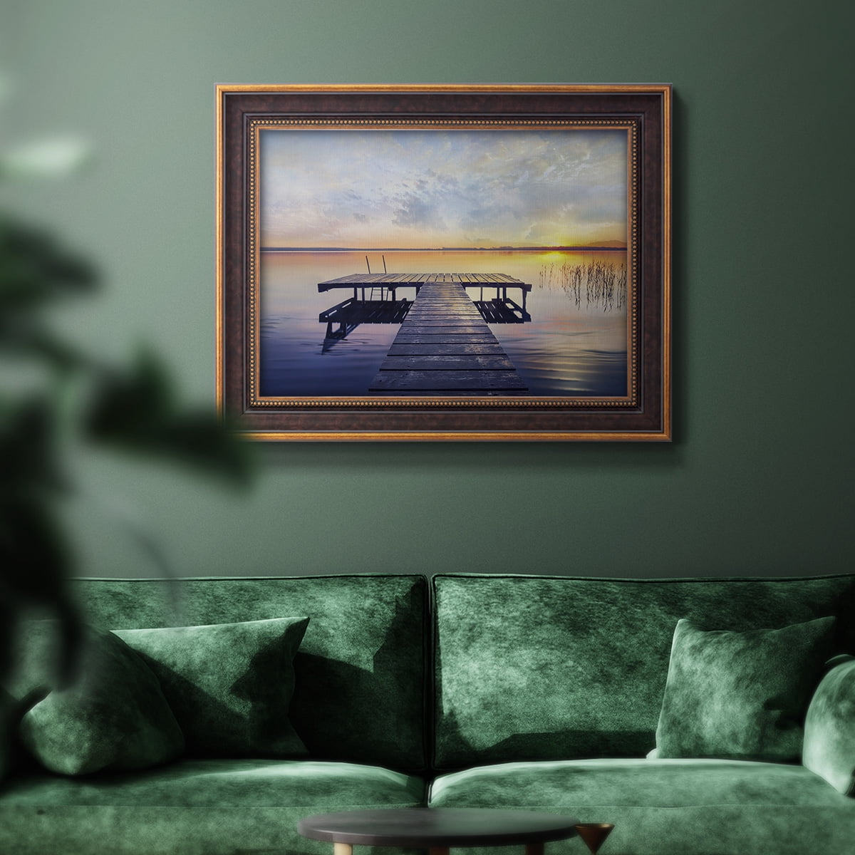 Evening Calm Premium Framed Canvas- Ready to Hang