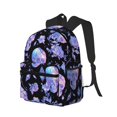 thumbnail image 2 of Daiia flower Skull crystal School Backpack for Men Women, Unisex Large Waterproof Bookbag Schoolbag Casual Daypack for High School/College/Teens/Travel/Work Black, 2 of 8