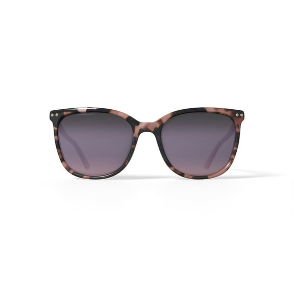 Calvin Klein Women’s Rx'able Fashion Sunglasses, CK18507S, Peach Tortoise, 56-18-135, with Case