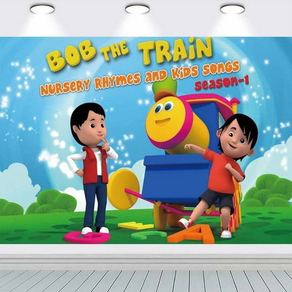 Bob the Train Taspestry Wall Decor Background Backdrop Party Supplies Banner Poster Decor Decorations