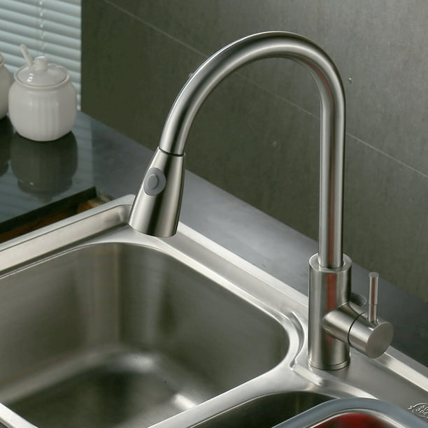 Drinking Water Filter Faucet Stainless Steel Brushed Nickel Kitchen Bar Sinkï¼Lead-Free Modern Water Filter Faucet