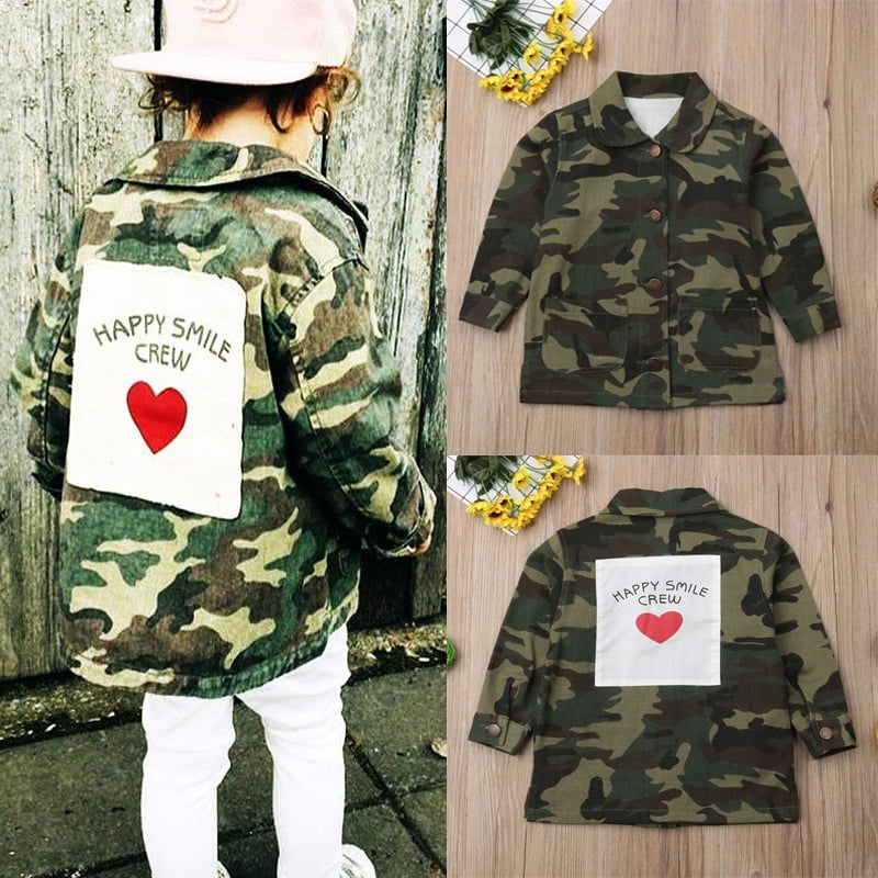 little girls camo jacket