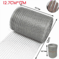 thumbnail image 2 of 2X Wire Mesh Stainless Steel 12.7 cm x 12 M Wire Mesh Fine Mesh Stainless Steel Mesh Close Mesh for Protection, 2 of 8