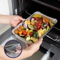 thumbnail image 3 of MATANA 25 Pack 8x12 Aluminum Pans Foil Trays, Ideal for Roasting, Baking, Cakes, Bread, Chafer, Crawfish, Lasagna Trays, Party, 3 of 9