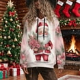 thumbnail image 6 of ShiShine Christmas Sweatshirts for Women Plush Warm Novelty Funny Xmas Tree Graphic Pullover Tops Loose Casual Shirts, 6 of 9