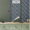thumbnail image 6 of Ambesonne Floral Peel & Stick Wallpaper for Home, Japanese Striped Graphic, 13"x36", Charcoal Grey Dark Blue, 6 of 6