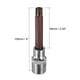 thumbnail image 2 of Punta Torx T52 de 1/2 pulgada de longitud extra Uxcell, acero S2, 2 of 6
