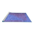 thumbnail image 2 of Ahgly Company Machine Washable Indoor Rectangle Abstract Blue Contemporary Area Rugs, 2' x 5', 2 of 4