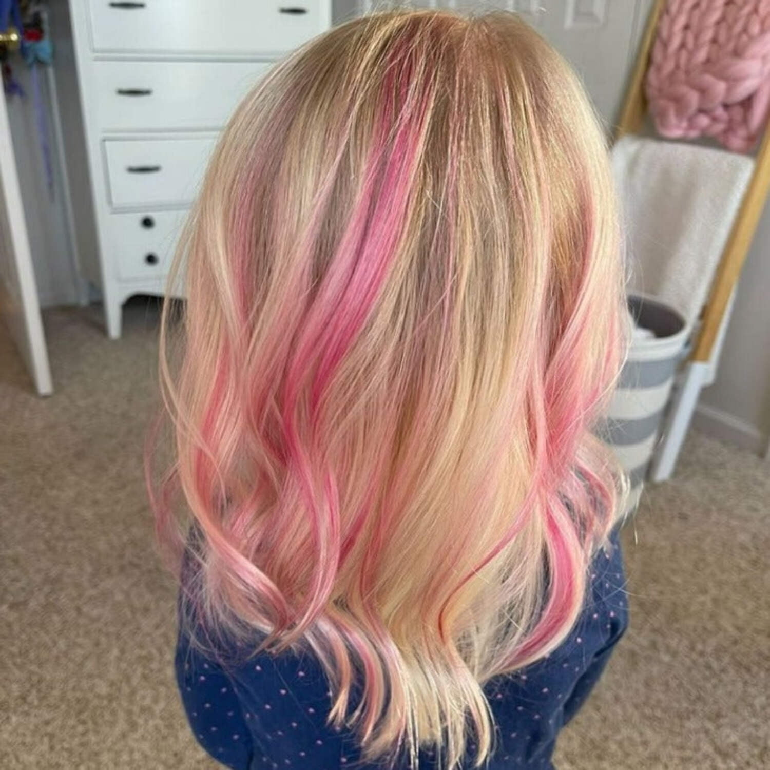Piggy Paint Hot Pink Hair Color & Conditioner - 2-in-1 Kids Temporary Hair Color