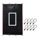 thumbnail image 3 of Baseball Batting Cage Backdrop y Net Saver Backstop Mat de acolchado Versátiles colgantes plegables de servicio pesado para lanzar al aire libre, 3 of 8
