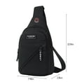 thumbnail image 3 of Crossbody Bag for Womens Mens Multipurpose Sling Bags Chest Shoulder T Sling Purse Strap Travel Bag with Earphone Hole, 3 of 7