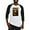 Black/White, variant on CafePress - Pandemic Mona Lisa Baseball Jersey - Cotton Baseball Jersey, 3/4 Raglan Sleeve Shirt