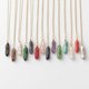 thumbnail image 3 of Hexagonal Cylindrical Necklace St Pendant Wire Wrap St Necklace For Women Men Fash Jewelry, 3 of 3