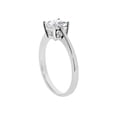 thumbnail image 2 of Precious Stars 14K White Gold 1ct TGW Princess-cut Cubic Zirconia Solitaire Engagement Ring, 2 of 5