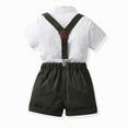thumbnail image 5 of HCNTES Toddler Boy Outfits Dressy Gentleman Clothing Set Baby Summer Clothes, 5 of 7