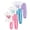 Pink Blue Purple, variant on Fdqin Summer Clothes for Girls 4 Pcs Heart Print Short Sleeve Top Wide Leg Jogger Pants Casual Outfits Red Green 3-4 Years