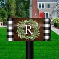 thumbnail image 2 of Briarwood Lane Wreath Monogram Letter R Mailbox Cover, 2 of 5